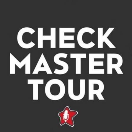 Graphic reading Check Master Tour.